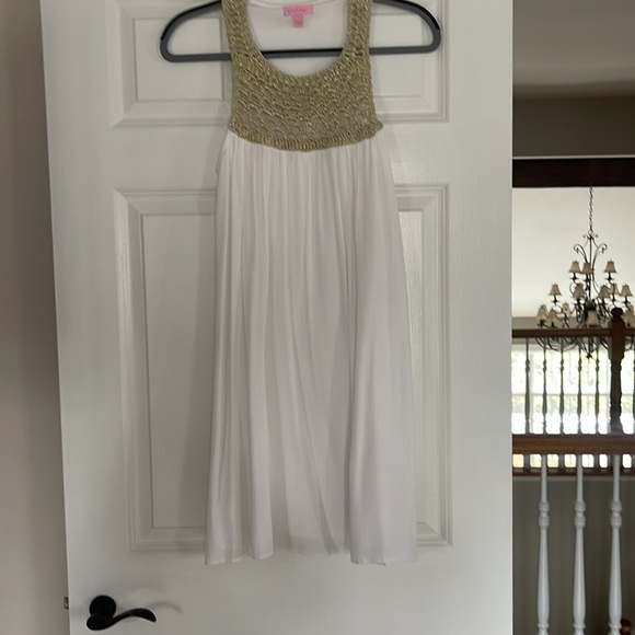 Lilly Pulitzer gold and cream dress - Picture 4 of 4